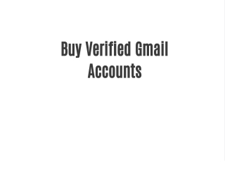 Buy Verified Gmail Accounts