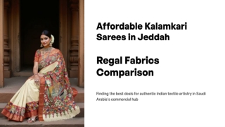 Affordable Kalamkari Sarees in Jeddah