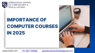 Importance of Computer Courses in 2025