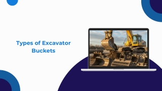 Types of Excavator Buckets.