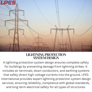 lightning protection system installation