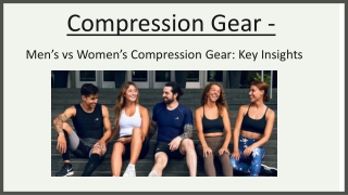 Men’s vs Women’s Compression Gear: Key Insights