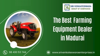 Best Authorized Tractor Dealer in Madurai