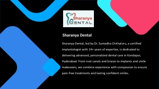 Experienced Orthodontist in Hyderabad for Aligned Smiles