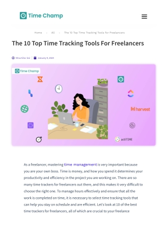 The 10 Top Time Tracking Tools for Freelancers