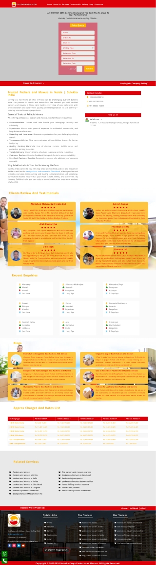 Fast & Secure Home Shifting in Noida NCR