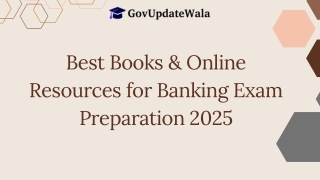 Best Books & Online Resources for Banking Exam 2025 – Top Picks for IBPS, SBI &