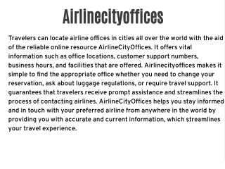 Airlinecityoffices