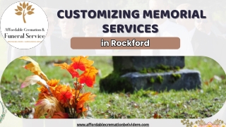 Customizing Memorial Services in Rockford