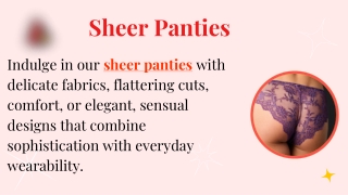 Sheer Panties