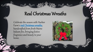 Real Christmas Wreaths