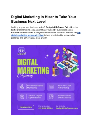 Digital Marketing in Hisar to Take Your Business Next Level_removed