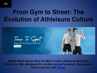 From Gym to Street The Evolution of Athleisure Culture