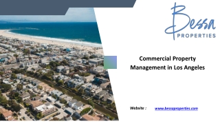 Commercial Property Management in Los Angeles - www.bessaproperties.com