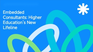 Embedded consultant in Higher Education