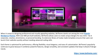 BeTheme: Ultimate Solution for Premium Wordpress Themes Website Design.PPTX