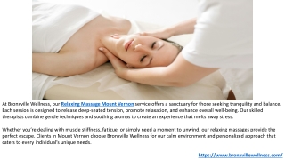 Rejuvenate Mind & Body with Spa Gift Certificates at Bronxville Wellness.PPTX