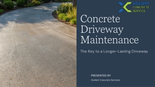 Concrete Driveway Maintenance Tips for Long-Lasting Durability
