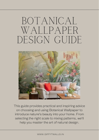 Botanical Wallpaper Design Guide
