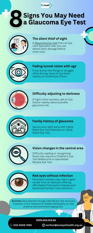 8 Signs You May Need a Glaucoma Eye Test