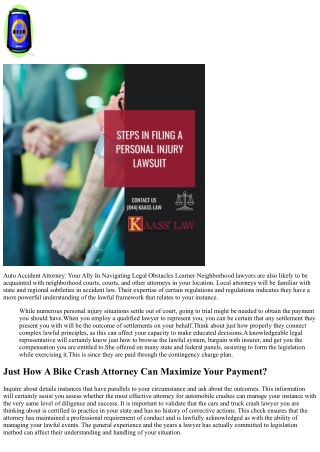 Exactly How To Choose The Very Best Automobile Mishap Attorney