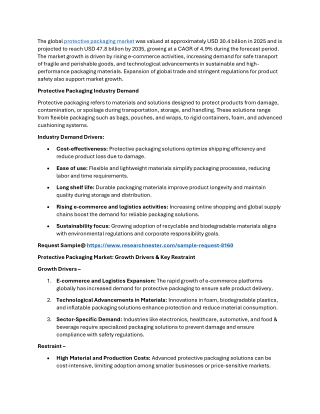 Protective Packaging Market Overview 2026 and Forecast till 2035