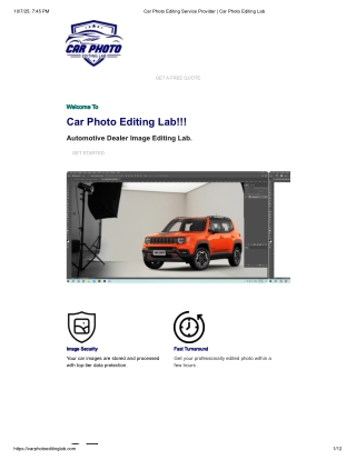 Car Photo Editing Service Provider  | Car Photo Editing Lab