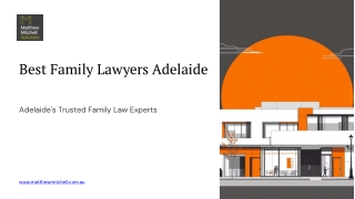 Best Family Lawyers in Adelaide