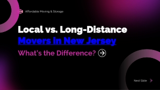Local vs. Long-Distance Movers in New Jersey