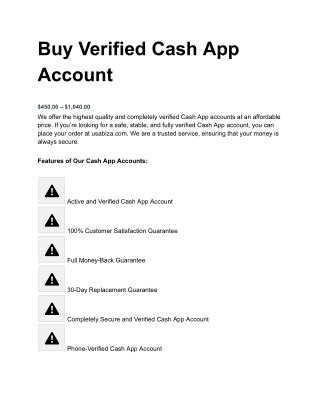 Buy Verified Cash App Account