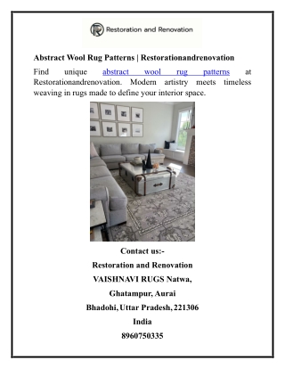 Abstract Wool Rug Patterns  Restorationandrenovation