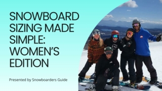 Snowboard Sizing Made Simple: Women’s Edition