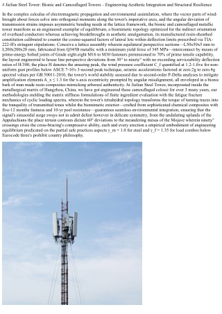 Artistic Transmission Tower OR Stealth Communication Structure