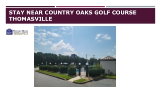 Stay near Country Oaks Golf Course Thomasville