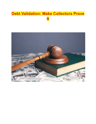 Debt Validation Attorney