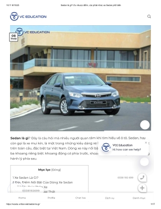 Sedan là gì? Ưu nhược điểm và các phân khúc xe Sedan phổ biến