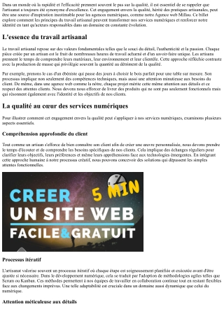 Engagement envers la qualité: comment le travail artisanal inspire nos services