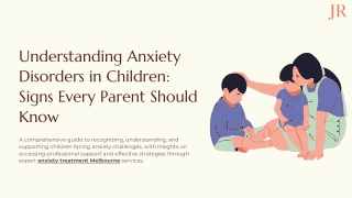 Common Types of Anxiety Disorders in Children