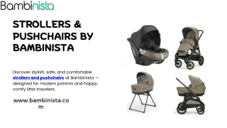 Premium Strollers and Pushchairs – Shop the Best at Bambinista