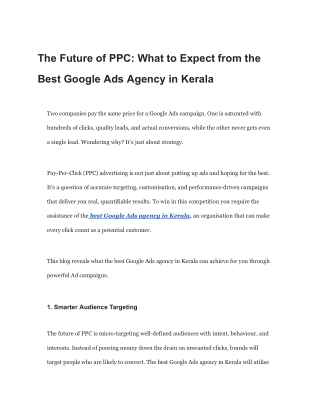 The Future of PPC_ What to Expect from the Best Google Ads Agency in Kerala