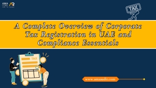 Comprehensive Guide to Corporate Tax Registration and Compliance in the UAE