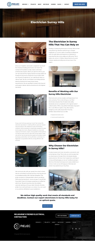 Electrician Surrey Hills