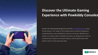 Best Powkiddy Console - pocket games