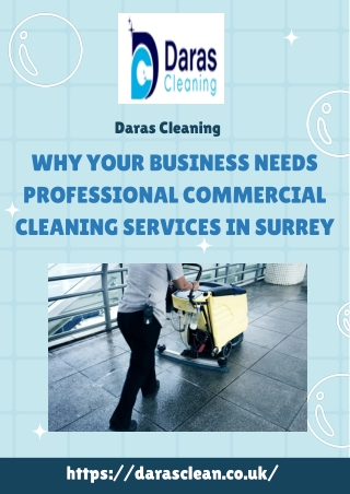 Professional Commercial Cleaning Services in Surrey  Daras Cleaning