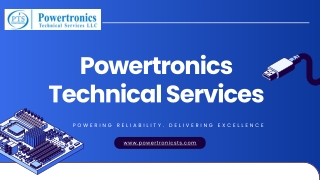 Powertronics Technical Services Expert UPS Maintenance & Power Solutions in UAE
