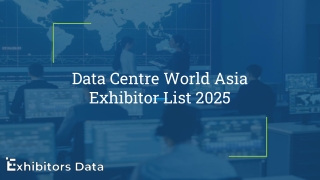 Data Centre World Asia Exhibitor List 2025