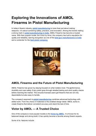 AMOL Firearms
