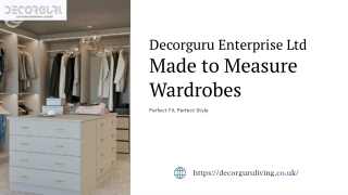 Elegant Made to Measure Wardrobes by Decorguru Enterprise Ltd