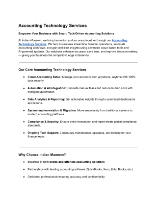 Accounting Technology Services