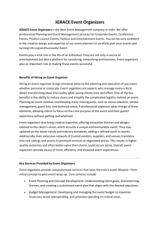 event management in vizag